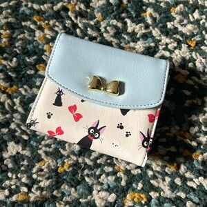 BNNU Studio Ghibli Kiki's Delivery Service Jiji Bow Mini Wallet